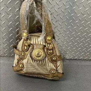 Rocawear Gold and Brown Shoulder Bag